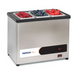 Nemco 9020-1 14 3/4" Countertop Refrigerated Prep Rail - Hinged Lid-cityfoodequipment.com