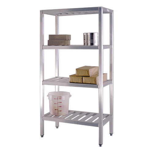 New Age 48" Heavy-duty Shelving Unit w/ 1000 lb Capacity, Aluminum (1062TB)-cityfoodequipment.com