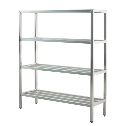 New Age 72" Heavy-duty Shelving Unit w/ 1500 lb Capacity, Aluminum (1064)-cityfoodequipment.com