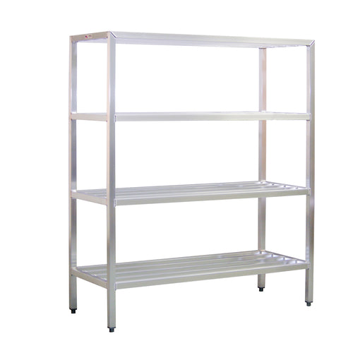 New Age 48" Heavy-duty Shelving Unit w/ 1500 lb Capacity, Aluminum (1066)-cityfoodequipment.com