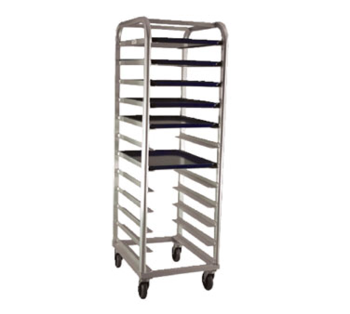 New Age 15 3/4"W 12 Platter Pan Rack w/ 5" Bottom Load Slides (1163)-cityfoodequipment.com