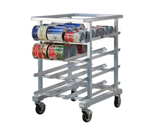 New Age 41"H Mobile Can Rack w/ (72) #10 or (96) #5 Capacity (1226NT)-cityfoodequipment.com