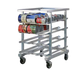 New Age 41"H Mobile Can Rack w/ (72) #10 or (96) #5 Capacity (1226NT)-cityfoodequipment.com