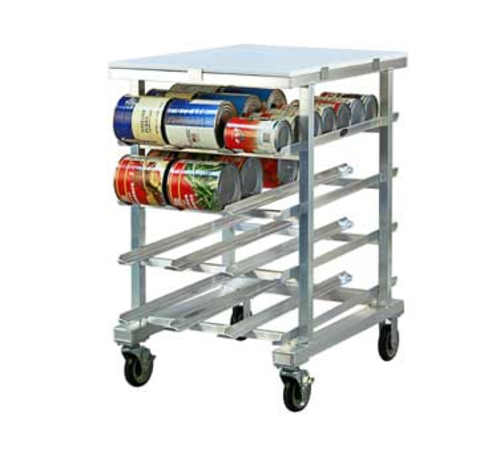 New Age 41"H Mobile Can Rack w/ (72) #10 or (96) #5 Capacity (1227)-cityfoodequipment.com