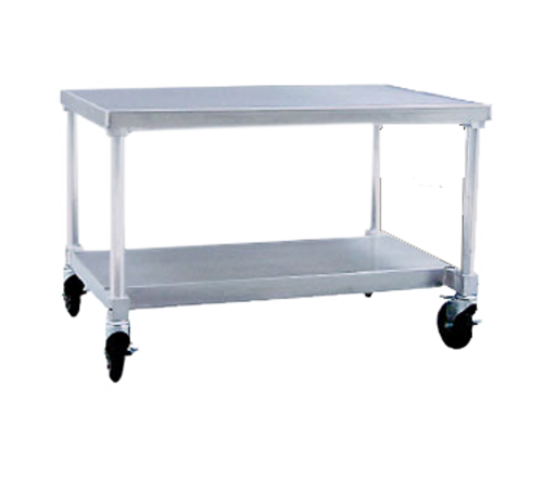 New Age 48" x 24" Mobile Equipment Stand for General Use, Undershelf (12448GSCU)-cityfoodequipment.com