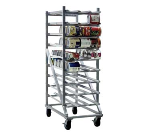New Age 77 1/4"H Mobile Can Rack w/ (216) #10 or (297) #5 Capacity (1256CK)-cityfoodequipment.com