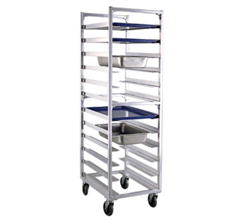 New Age 20 3/8"W 12 Sheet Pan Rack w/ 5" Bottom Load Slides (1305)-cityfoodequipment.com