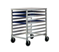 New Age 20 3/8"W 8 Sheet Pan Rack w/ 3" Bottom Load Slides (1313)-cityfoodequipment.com