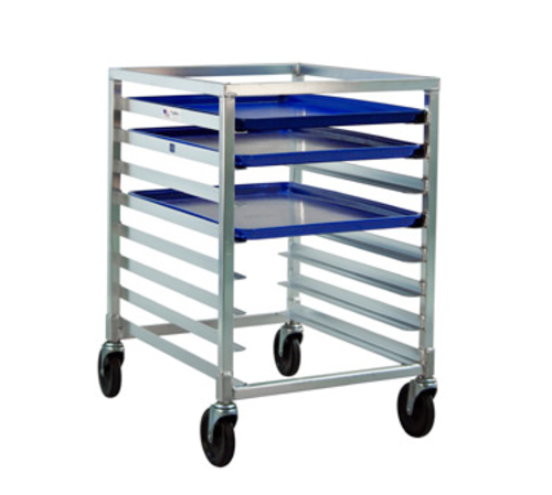 New Age 20 3/8"W 8 Sheet Pan Rack w/ 3" Bottom Load Slides (1314)-cityfoodequipment.com