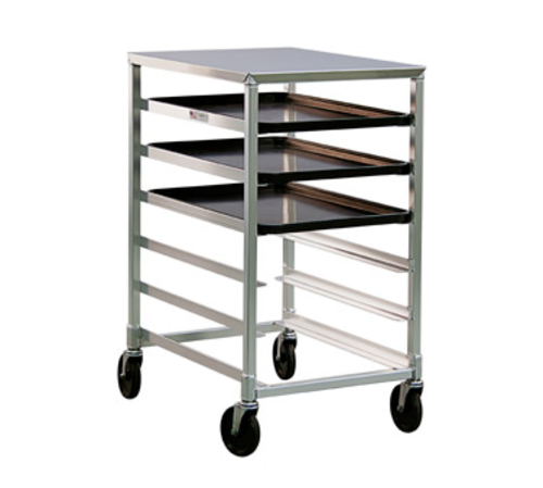New Age 20 3/8"W 6 Sheet Pan Rack w/ 5" Bottom Load Slides (1321)-cityfoodequipment.com