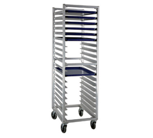 New Age 20 3/8"W 20 Sheet Pan Rack w/ 3" Bottom Load Slides (1331)-cityfoodequipment.com
