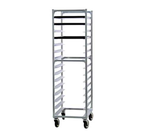 New Age 20 3/8"W 15 Sheet Pan Rack w/ 4" Bottom Load Slides (1332)-cityfoodequipment.com