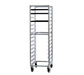 New Age 20 3/8"W 15 Sheet Pan Rack w/ 4" Bottom Load Slides (1332)-cityfoodequipment.com