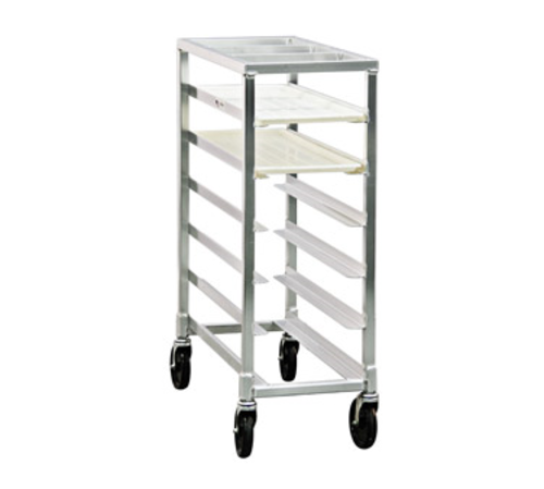 New Age 13"W 6 Platter Pan Rack w/ 5" Bottom Load Slides (1340)-cityfoodequipment.com