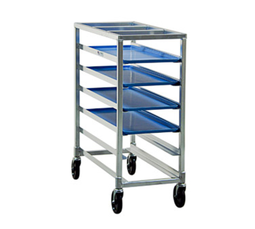 New Age 15 1/4"W 6 Platter Pan Rack w/ 5" Bottom Load Slides (1346)-cityfoodequipment.com