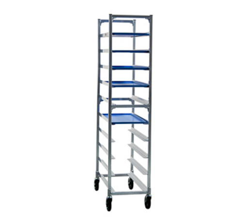 New Age 15 1/4"W 10 Platter Pan Rack w/ 6" Bottom Load Slides (1348)-cityfoodequipment.com