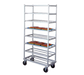 New Age 16"W 8 Platter Pan Rack w/ 7 1/4" Bottom Load Slides (1355)-cityfoodequipment.com