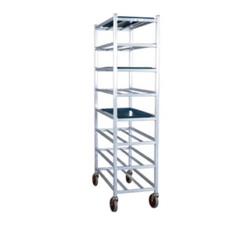 New Age 15"W 8 Platter Pan Rack w/ 7 1/4" Bottom Load Slides (1355M)-cityfoodequipment.com