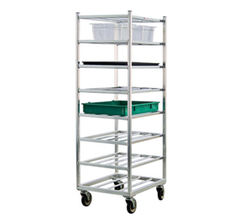 New Age 20 7/8"W 8 Specialty Pan Rack w/ 7 1/4" Bottom Load Slides (1358)-cityfoodequipment.com