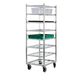 New Age 20 7/8"W 8 Specialty Pan Rack w/ 7 1/4" Bottom Load Slides (1358)-cityfoodequipment.com