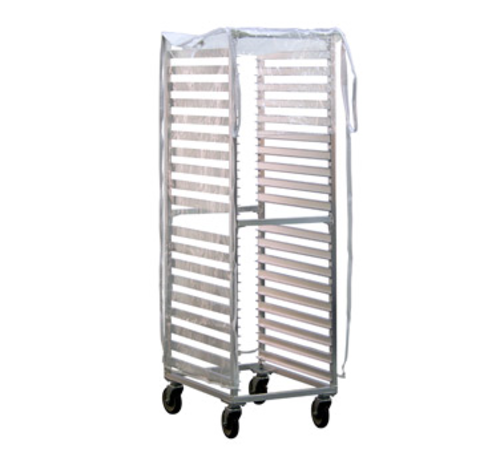 New Age End-Loading Rack Cover w/ 2 Zippers, Heavy Duty Vinyl (1359)-cityfoodequipment.com