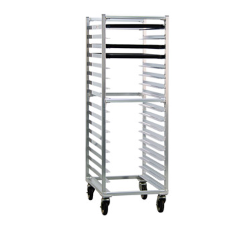 New Age 20 3/8"W 17 Bun Pan Rack w/ 3" Bottom Load Slides (1361)-cityfoodequipment.com