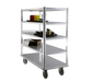 New Age Queen Mary Cart - 5 Levels, 3000 lb. Capacity, Aluminum, Marine Edges (1450)-cityfoodequipment.com