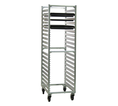 New Age 20 11/16" W 38 Bun Pan Rack w/ 1 1/2" Bottom Load Slides (1461)-cityfoodequipment.com