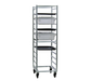 New Age 20 3/8"W 13 Sheet Pan Rack w/ 5" Bottom Load Slides (1482)-cityfoodequipment.com
