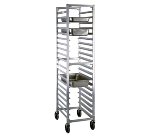 New Age 16 1/4"W 20 Steam Table Pan Rack w/ 3" Bottom Load Slides (1505)-cityfoodequipment.com