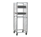 New Age 23 7/8"W 40 Steam Table Pan Rack w/ 3" Bottom Load Slides (1509)-cityfoodequipment.com