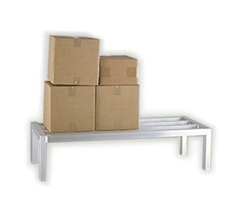 New Age 48" Stationary Dunnage Rack w/ 2500 lb Capacity, Aluminum (2005)-cityfoodequipment.com