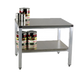 New Age 24" x 29" Stationary Equipment Stand for General Use, Undershelf (24ESA29)-cityfoodequipment.com