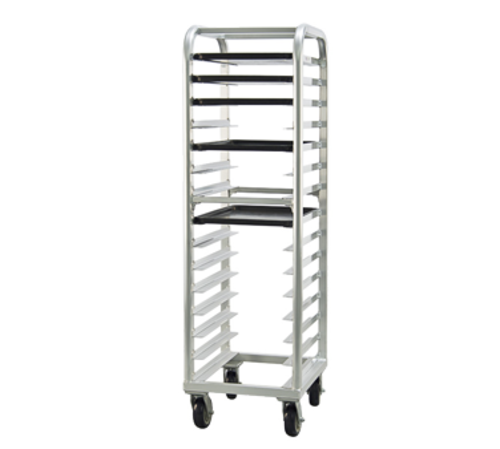 New Age 21 1/2"W 15 Bun Pan Rack w/ 4" Bottom Load Slides (4332)-cityfoodequipment.com