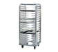 New Age 21 1/2"W 11 Bun Pan Rack w/ 5" Bottom Load Slides (4337)-cityfoodequipment.com