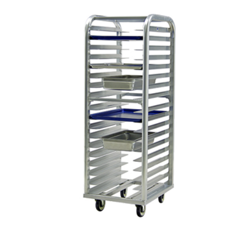 New Age 21 1/2"W 18 Bun Pan Rack w/ 3" Bottom Load Slides (4338)-cityfoodequipment.com