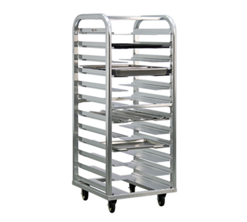 New Age 25"W 12 Bun Pan Rack w/ 4 1/2" Bottom Load Slides (4635)-cityfoodequipment.com