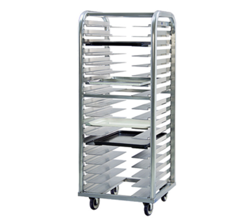 New Age 25"W 18 Bun Pan Rack w/ 3" Bottom Load Slides (4637)-cityfoodequipment.com