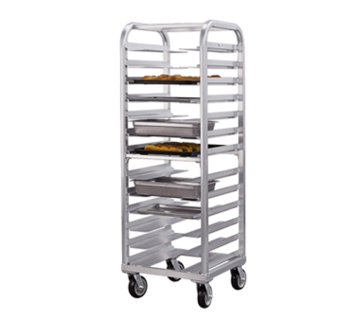 New Age 25"W 13 Bun Pan Rack w/ 4 1/2" Bottom Load Slides (4640)-cityfoodequipment.com