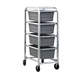 New Age Mobile Lug Rack w/ (4)16x25x8 1/2" Lug Capacity & Open Frame Design, Aluminum (6262)-cityfoodequipment.com