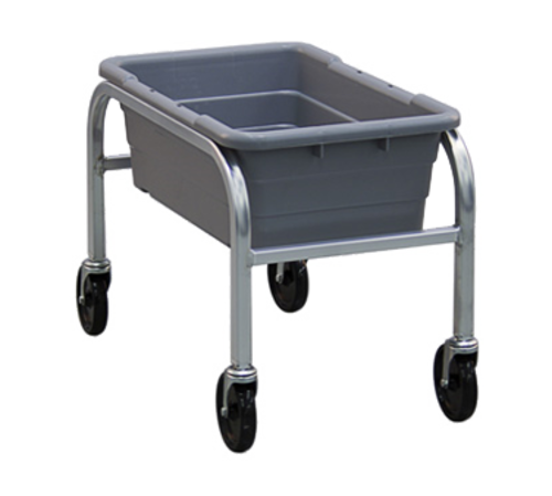 New Age Mobile Lug Rack w/ (1)16x25x8 1/2" Lug Capacity & Open Frame Design, Aluminum (6265)-cityfoodequipment.com