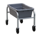 New Age Mobile Lug Rack w/ (1)16x25x8 1/2" Lug Capacity & Open Frame Design, Aluminum (6265)-cityfoodequipment.com