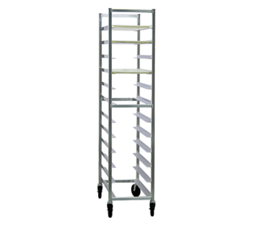 New Age 15 1/4"W 12 Platter Pan Rack w/ 5" Bottom Load Slides (6347)-cityfoodequipment.com