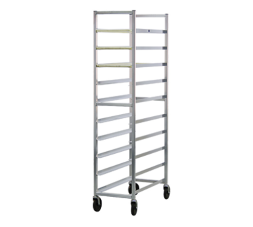 New Age 15 1/4"W 10 Platter Pan Rack w/ 6" Bottom Load Slides (6348)-cityfoodequipment.com