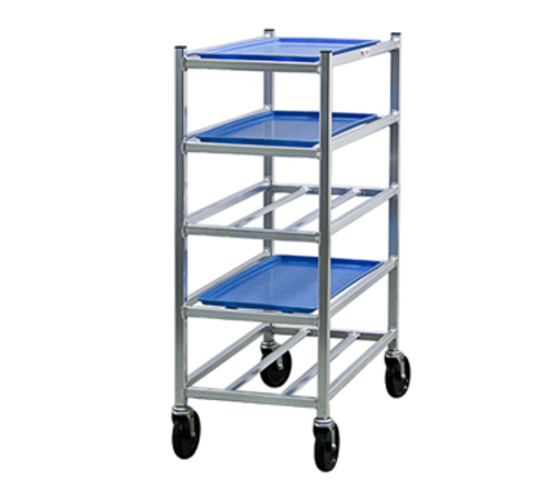 New Age 15"W 5 Platter Pan Rack w/ 7 1/4" Bottom Load Slides (6354)-cityfoodequipment.com
