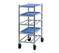 New Age 15"W 5 Platter Pan Rack w/ 7 1/4" Bottom Load Slides (6354)-cityfoodequipment.com