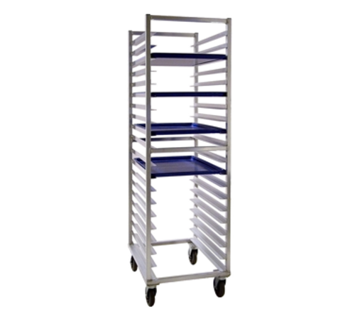 New Age 20 3/8"W 20 Bun Pan Rack w/ 3" Bottom Load Slides (7331)-cityfoodequipment.com