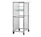 New Age Mobile Full Height Doughnut Screen Rack w/ Open Sides & (2)23x33" Pan Capacity (93020KD)-cityfoodequipment.com