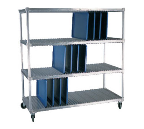 New Age 2 Level Mobile Drying Rack for Trays (95413)-cityfoodequipment.com
