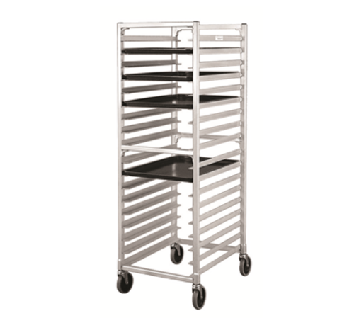 New Age 20 3/8"W 18 Sheet Pan Rack w/ 3" Bottom Load Slides (95864)-cityfoodequipment.com